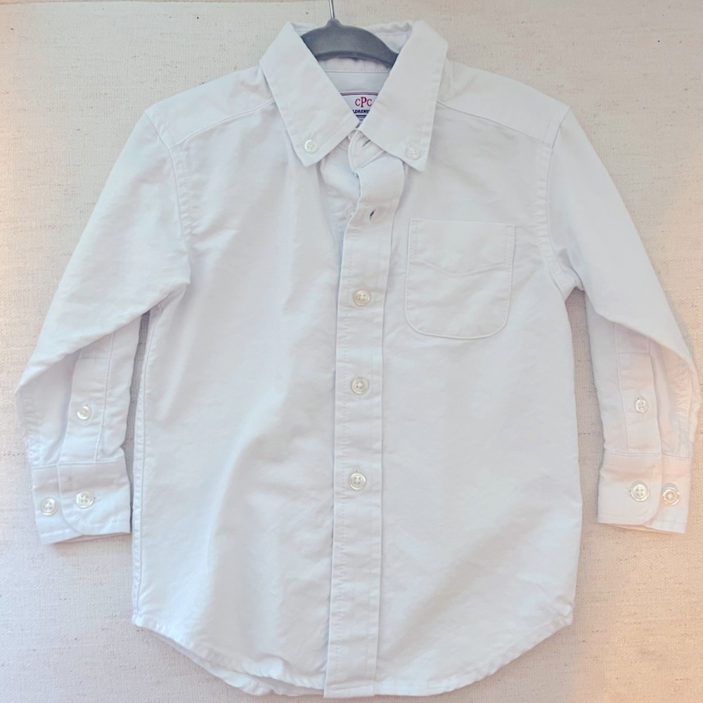 Classic Prep Owen button down in White Oxford - 2T